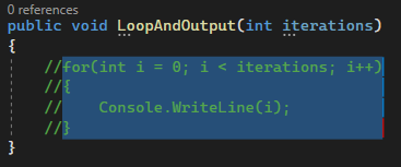 Rectangular text selection
