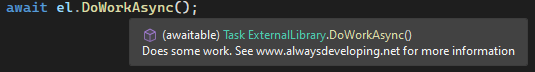 Url in comment