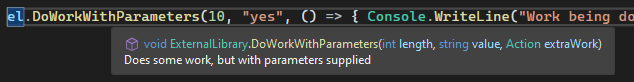 Method with comments