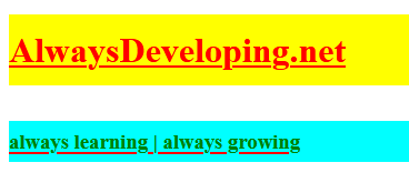 Overwritten properties
