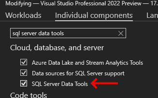 SQL Server Data Tools