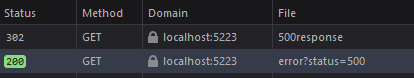 HTTP Status code