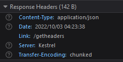 Response Headers