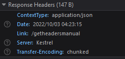 Response Headers