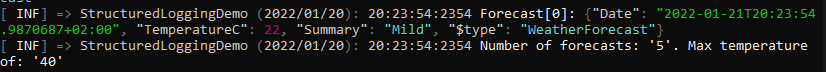 Enriched output template